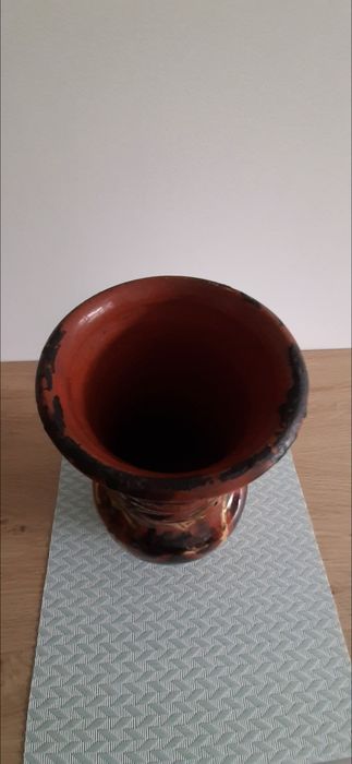 Wazon ceramiczny szkliwiony art deco