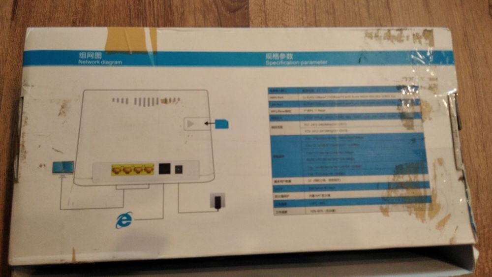 Router wi-fi 4G LTE Sailsky karta-sim.