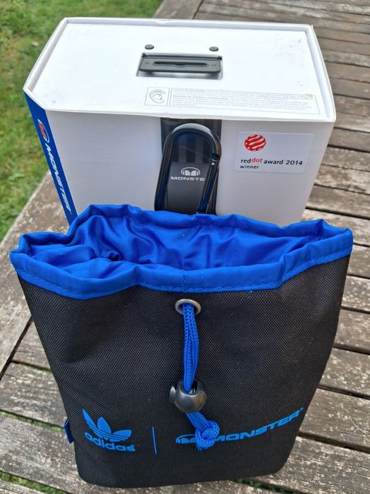 Caixa e bolsa originas headphone monster adidas