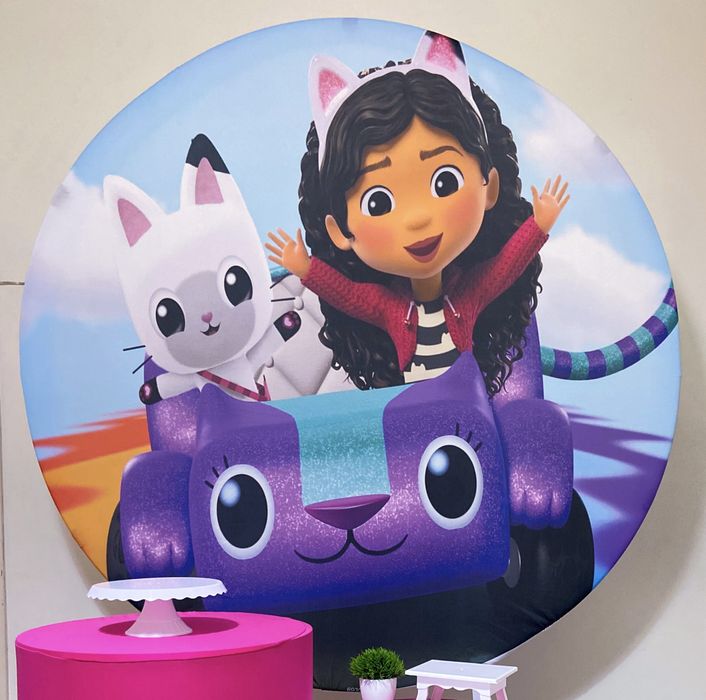 PAINEL DE FESTA REDONDO 1,50m