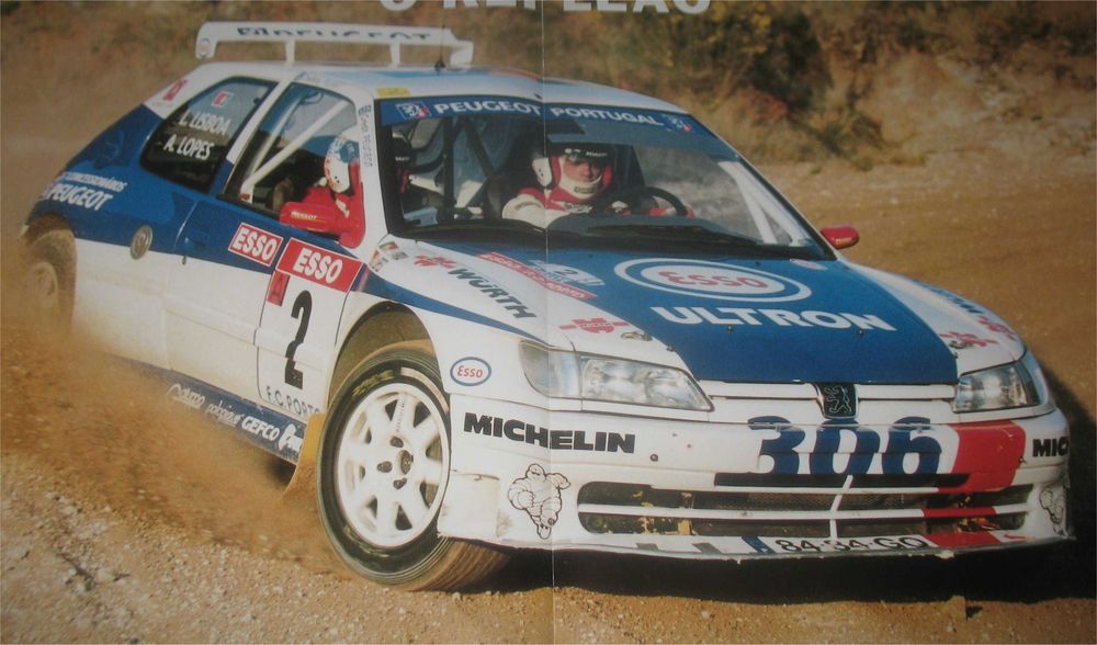 Poster - Peugeot 306 Maxi - Campeão Nacional F2 1996 - Adruzilo Lopes