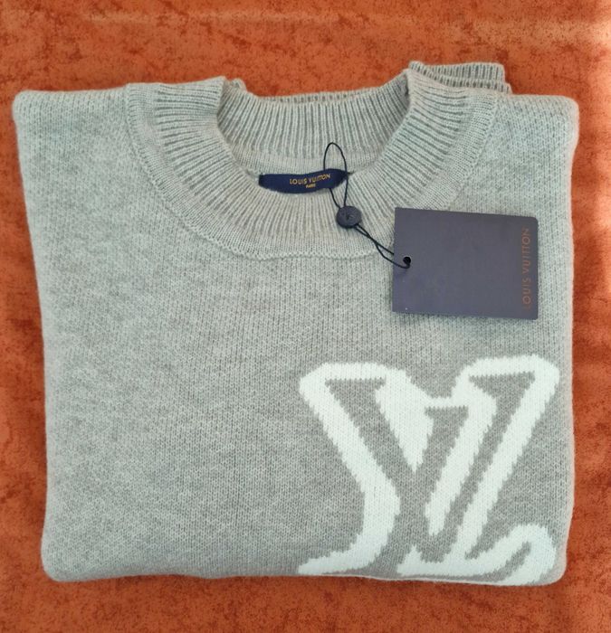 Camisola Louis Vuitton Cinza - Nova, Tamanho L