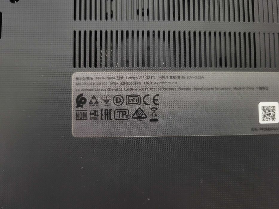 Portátil Lenovo V15 G2 i3 11gen 8GB RAM Win11