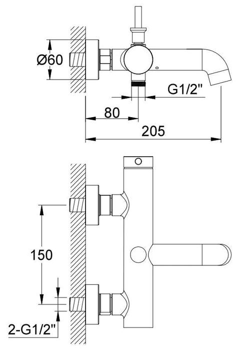Kohlman Axel Gold Złoty (QW110AGD)