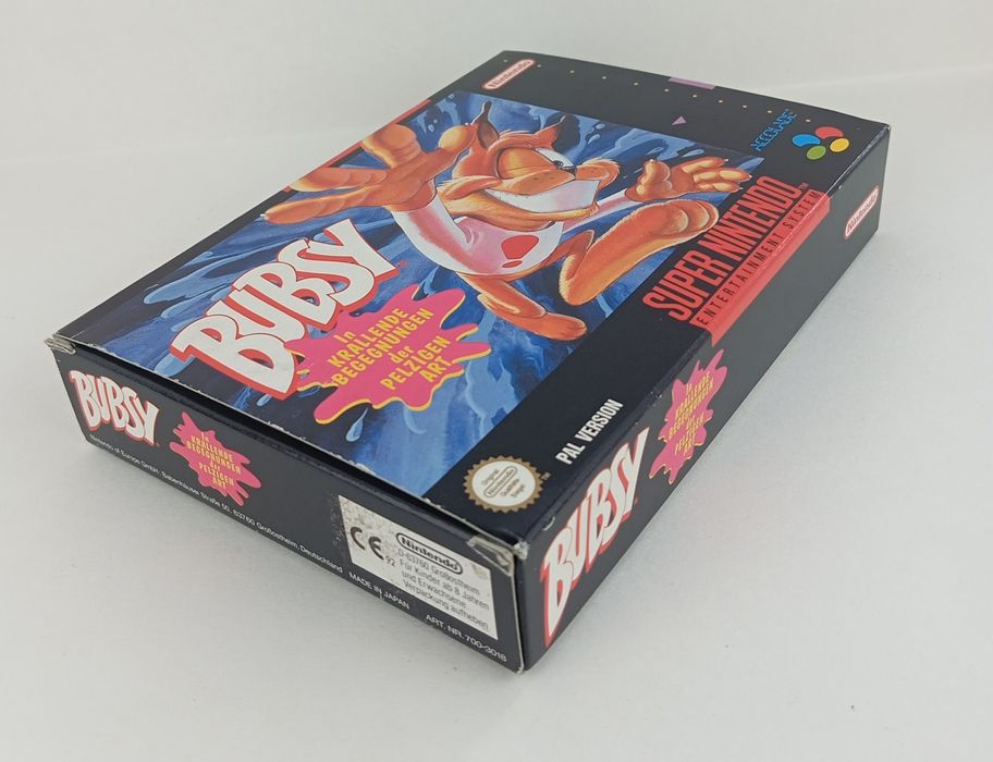 Bubsy super nintendo versão PAL