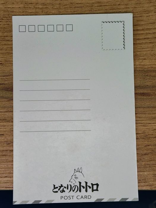 Листівка аніме оригінальна Totoro Тоторо Хаяо Міядзакі: 120 грн