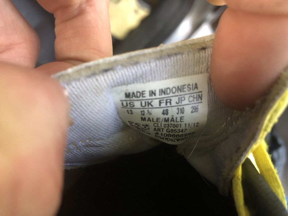 Chuteiras adidas F10 TRX FG Amarelas – Tamanho 48 (Raro)