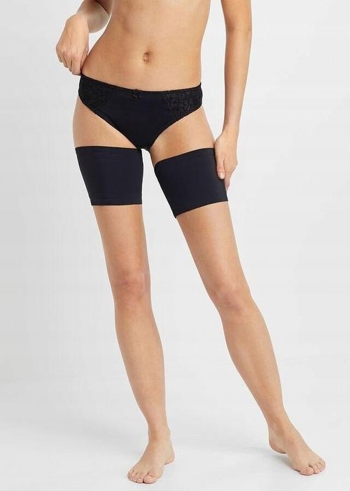 B.P.C samonośne opaski przeciw otarciom ud czarne ^L/XL