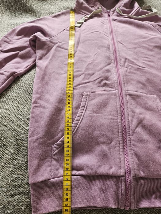 Bluza damska rozpinana liliowa My Basic S stan bdb