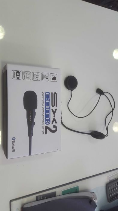 intercomunicador sxcom2 novo, para capacetes jet.