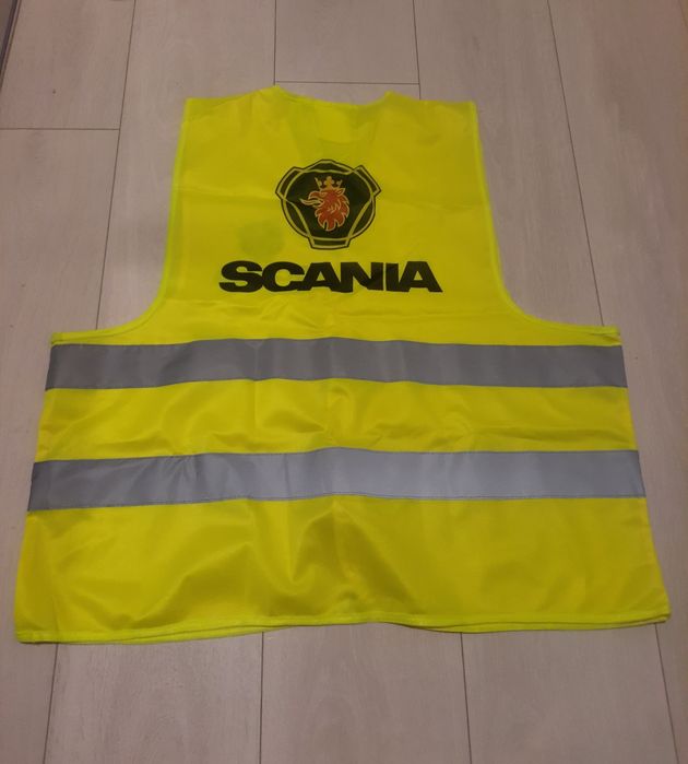 Kamizelka Odblaskowa z Nadrukiem Logo "SCANIA"