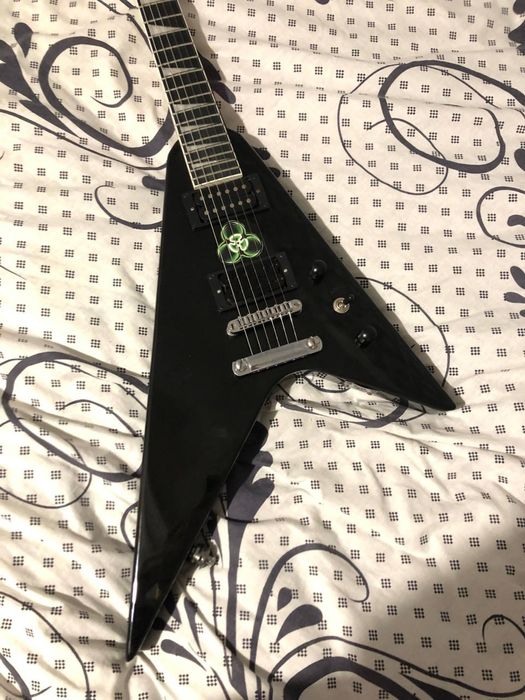 Custom Harley Benton Електрогітара metalcore Flying V