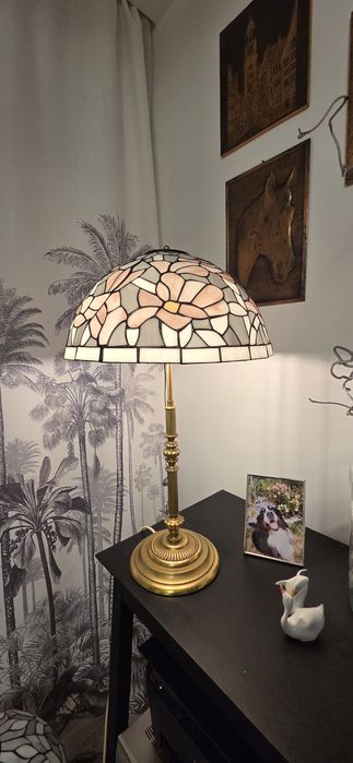 Lampka witrazowa w stylu Tiffany Lampa