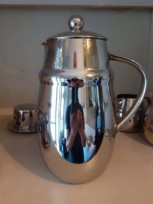 serviço completo de chá/café em aço inoxidável BergHOFF