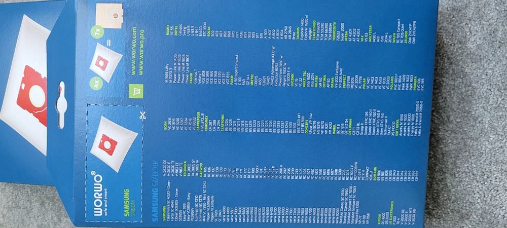 Sprzedam nowe worki do odkurzacza SMBO1K Samsung