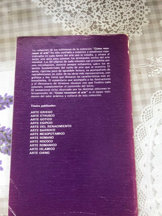 Livros  em espanhol - Como Reconhecer a Arte egípcia e do Renascimento