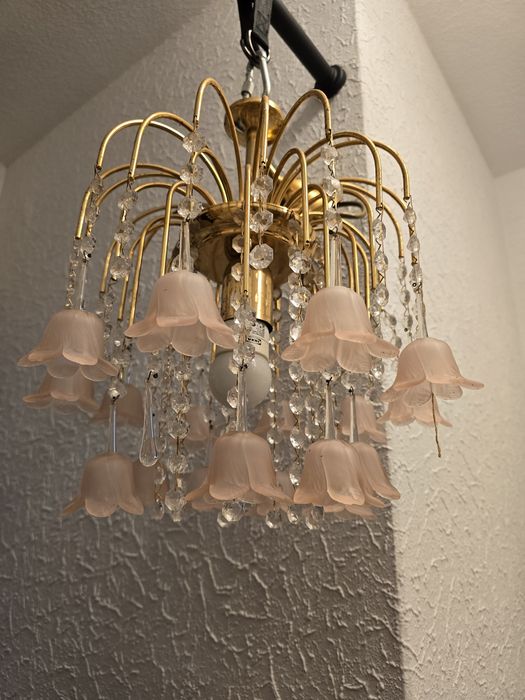 Włoski żyrandol ok. 1970r. | Vintage | Retro | styl Murano