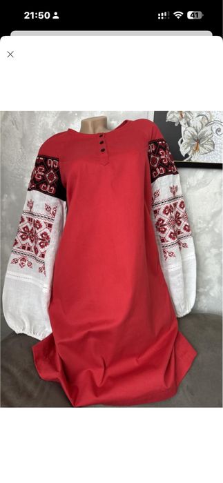 Жіноча вишита чукня, вишиванка р.М