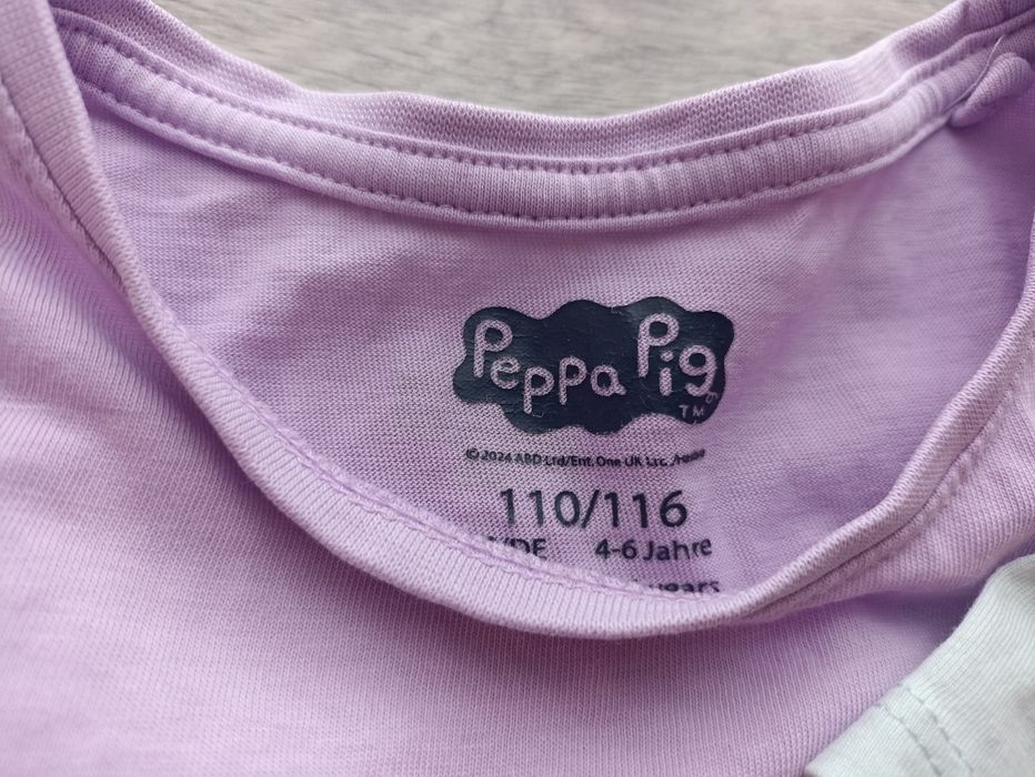 Komplet 3 tshirtow, Peppa Pig, Lupilu, H&M, 110/116