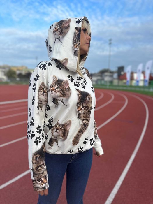 Magic Pet Fashion komplet dla kociarzy rozm L (bluz, czapka, komin)