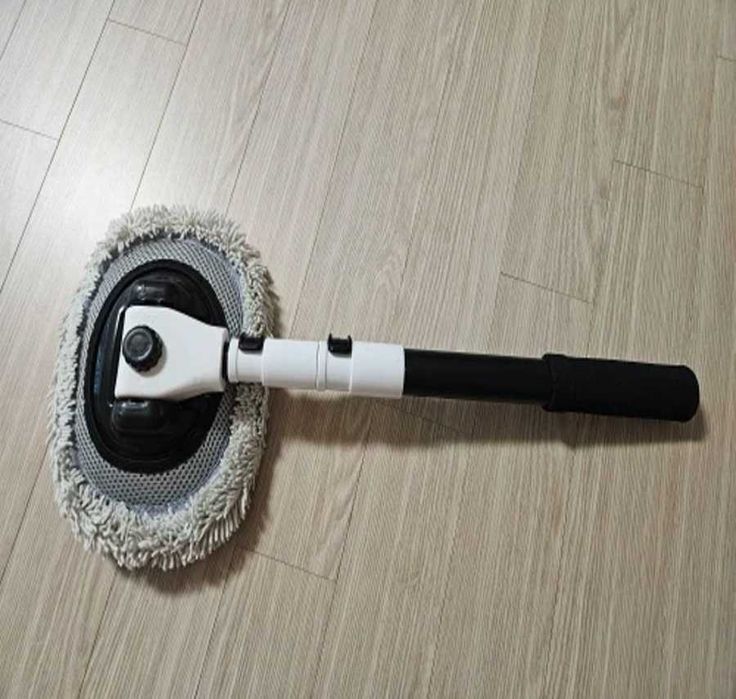 Щетка для мытья автомобиля с телескопической ручкой — мягкий ворс