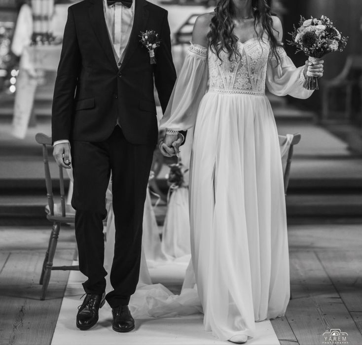 Suknia ślubna Boho S XD