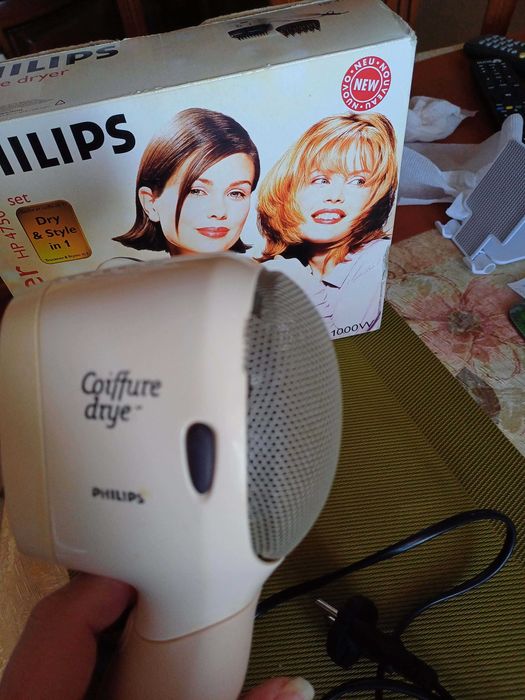 Фен PHILIPS та фен Русалка+плойка