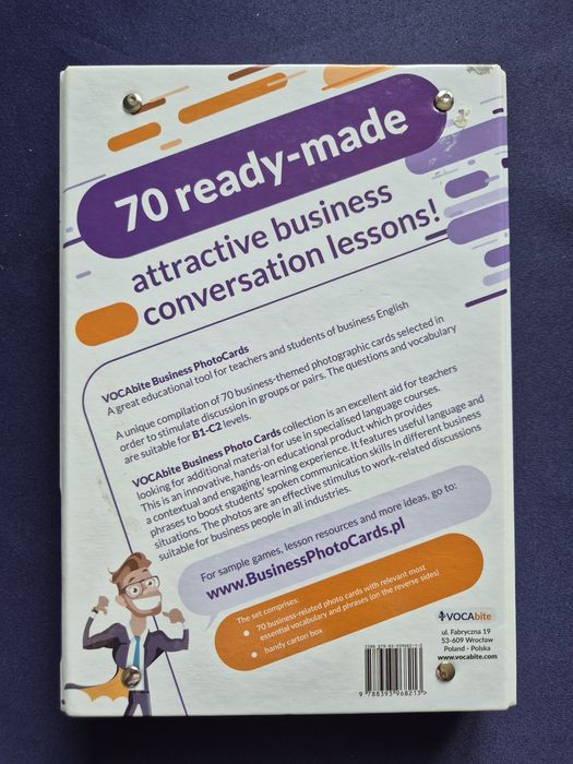Business photo cards Vocabite Prolang