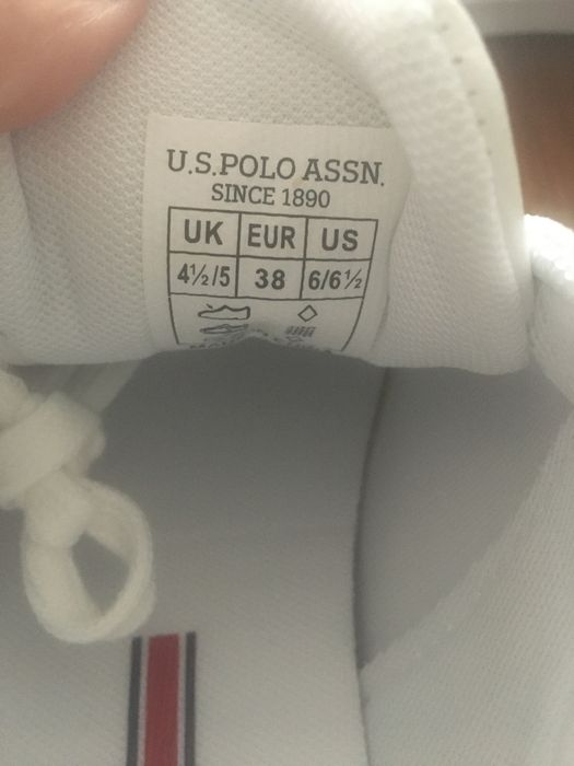 Sneakersy buty trampki U.S. Polo Assn białe r.38 nowe