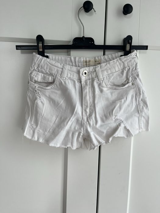 Spodenki jeansowe zara rozmiar 128 dzinsowe szorty