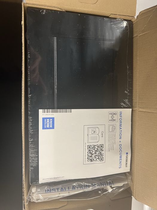 Geberit Sigma  30 Przycisk spłukujacy czarny