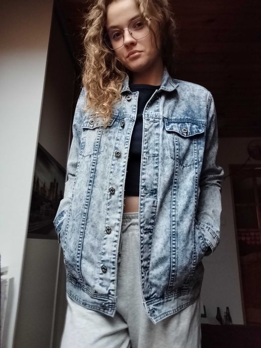Kurtka jeansowa oversize 100% bawełna