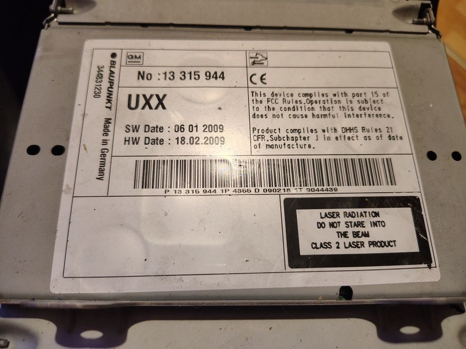 Radio nawigacja Opel Insignia 2009