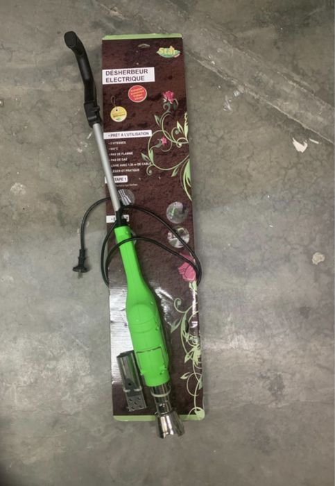 queimador de ervas daninhas elétrico, ecológico, novo.