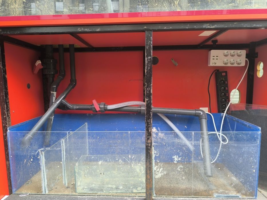 Akwarium morskie z szafką 300L