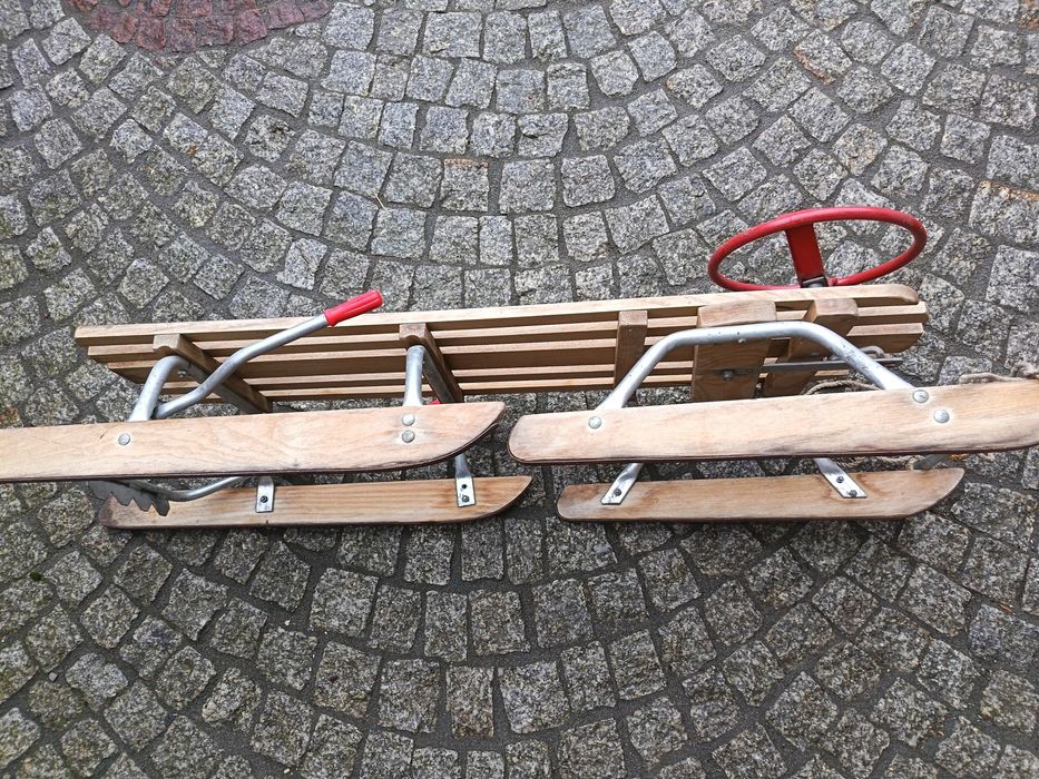 Sanki drewniane duże XXL