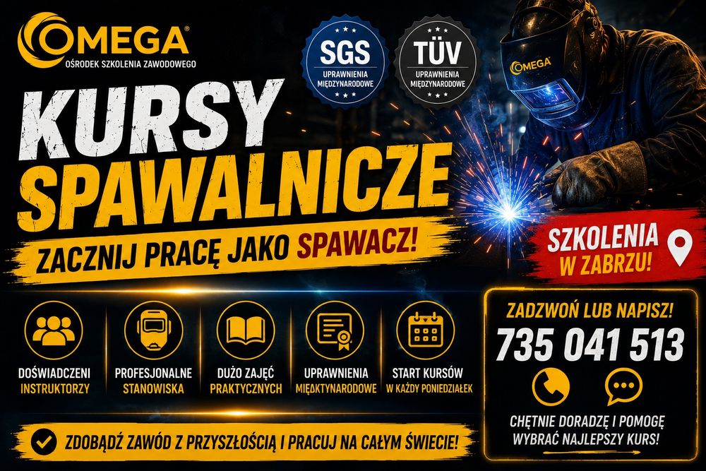 Spawanie szkolenie -Zabrze Omega.