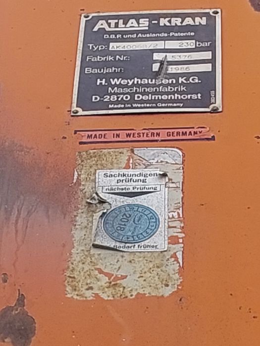 Продам кран-маніпулятор Atlas