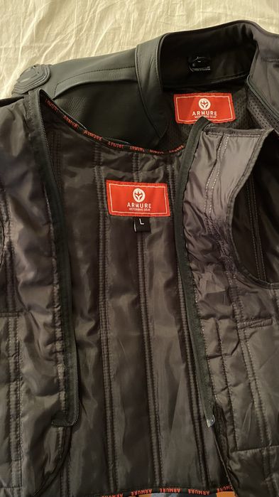Casaco de couro da Armure Hamo Leather AAA