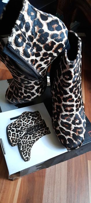 nowe botki damskie skórzane r39 Heidi Klum