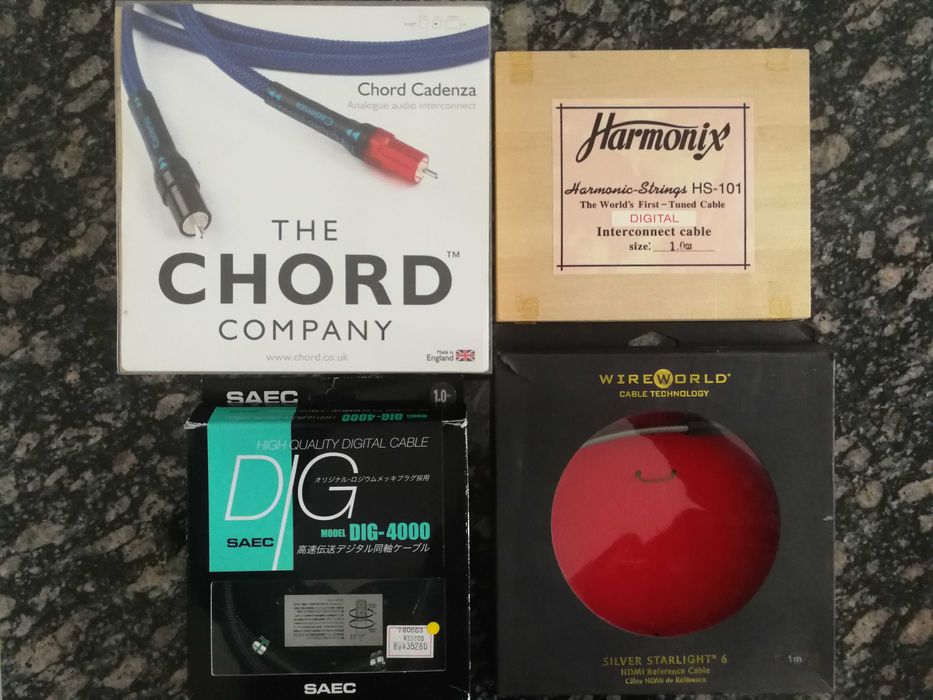 Кабели цифровые и межблочные Chord Cadenza, Saec , Harmonyx, Wireworld