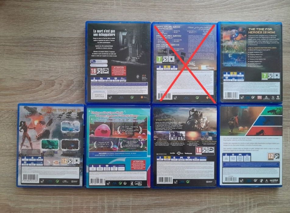 Gry do ps4 stan dobry, bardzo dobry. Ceny podane w opisie