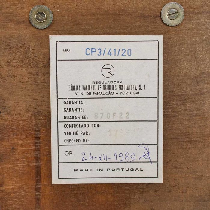 Relógio de mesa "Cavalinho" A Boa Reguladora