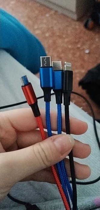 Універсальний зарядний кабель до телефону  4 в 1