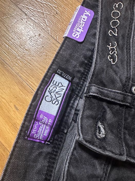 Jeansy damskie Superdry