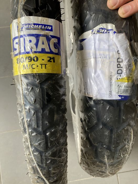 Michelin Sirac conjunto pneus moto enduro