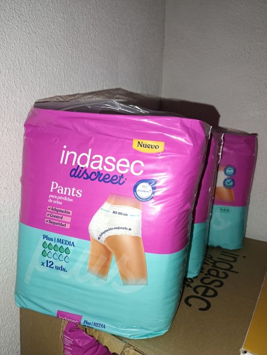 Cueca/fraldas incontinência