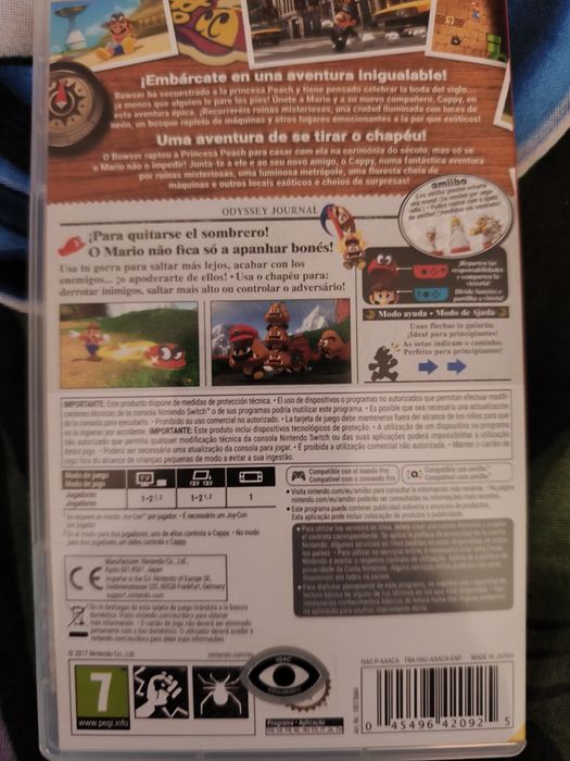 Vendo Super Mario Odyssey Switch
