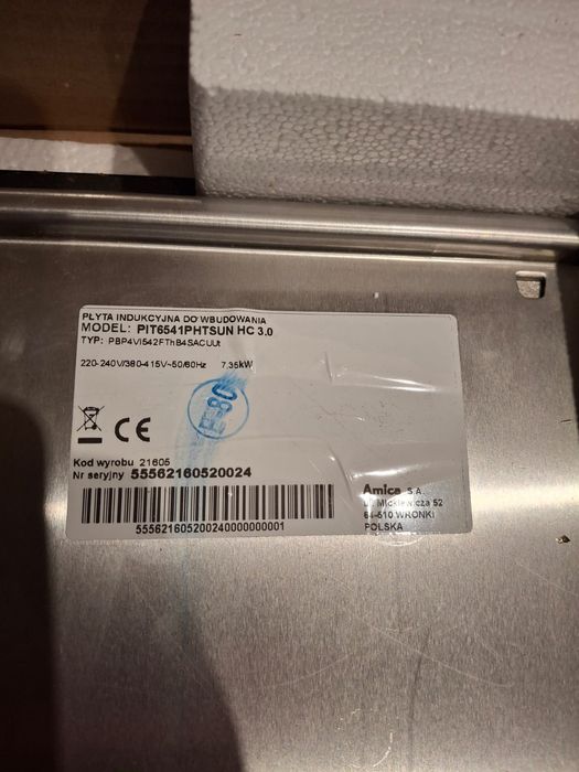 Płyta indukcyjna Amica