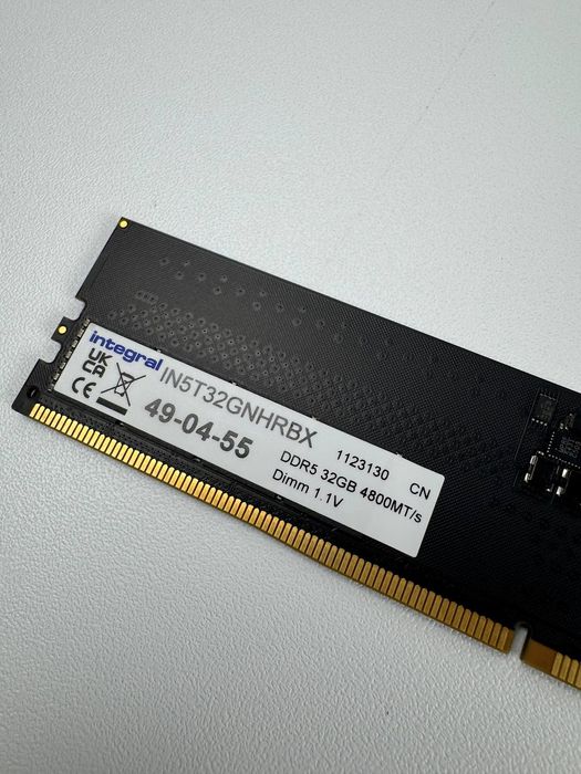 Оперативна пам'ять Integral DDR5 DIMM 32GB 4800MHz